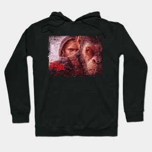 Simian Struggle Pay Tribute to the Intense Action and Cinematic Excellence of War for the Apes Hoodie